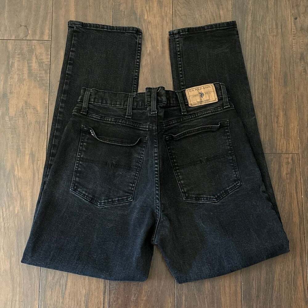 U.S. Polo Assn. Activate/Stretch Men's Black Jeans Size 40x32